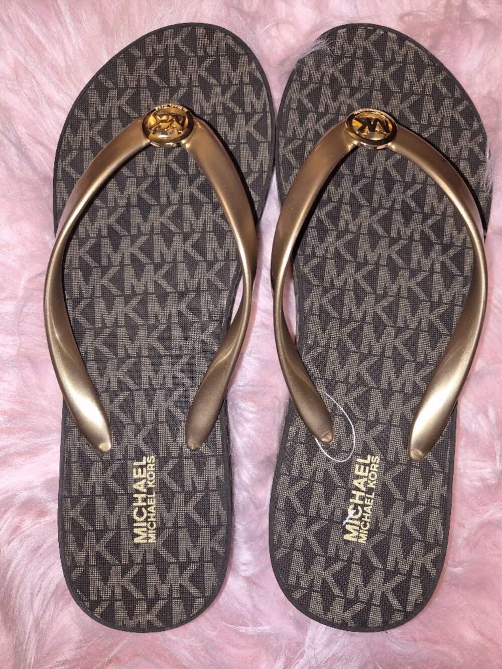Michael Kors Eva Flip Flops